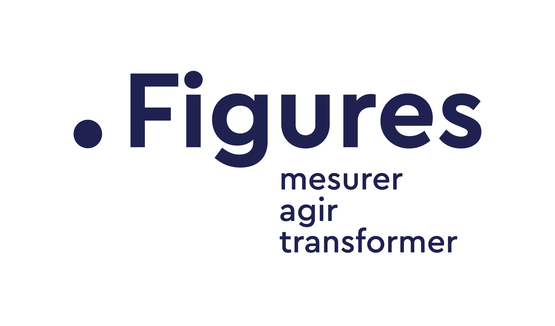 Logotype Figures baseline bleu